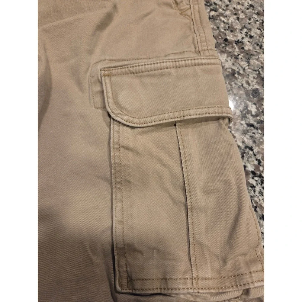 Sonoma Cargo Shorts Mens 40 Khaki Tan Flexwear Stretch Cotton Utility Pocket